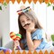 12 Pcs Mini Mexican Hat Straw Sombrero Black Fake Moustache Self Adhesive Fake Beard for Kids Pets Mexican Party Decorations Fiesta Halloween Christmas Masquerade Supplies